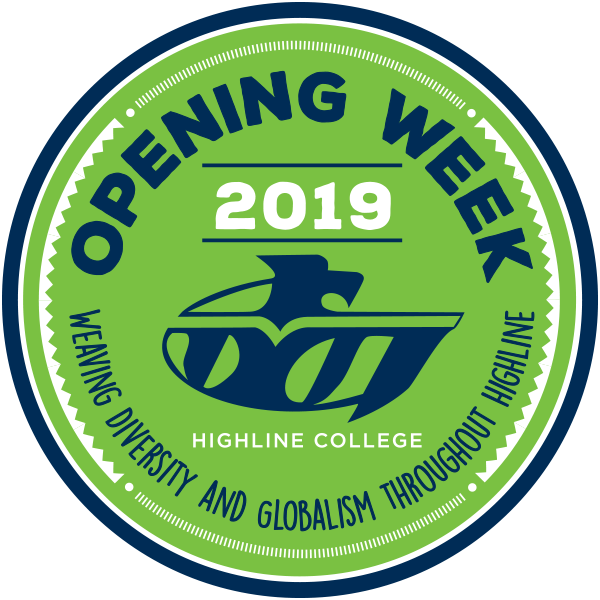Highline College Opening Week 2019 Logo